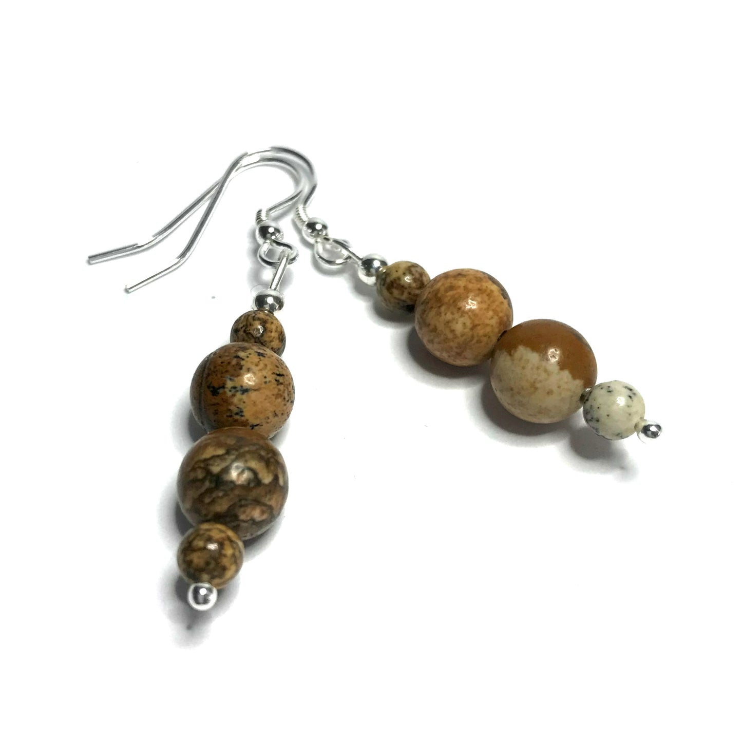 Picture jasper earrings