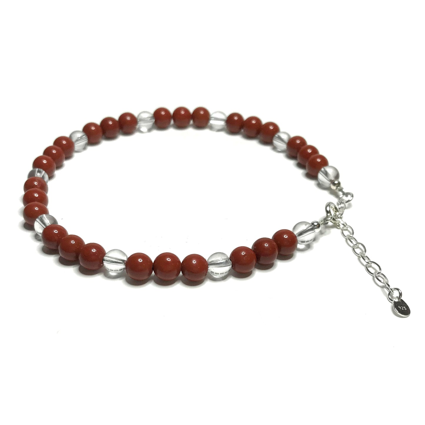 Red jasper anklet