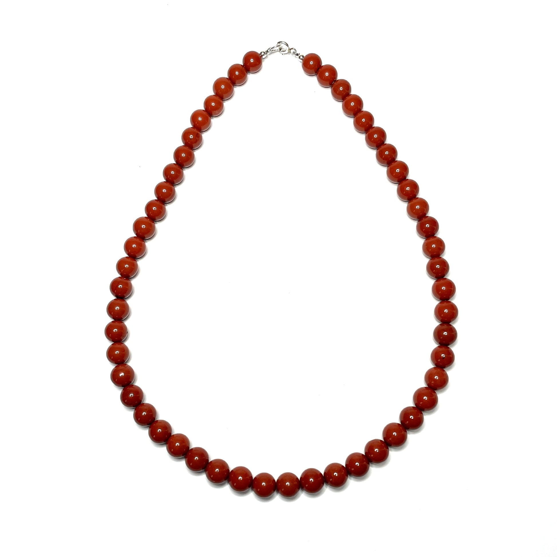 Red jasper crystal necklace