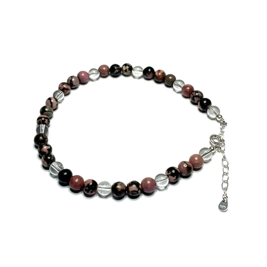 Rhodonite Anklet