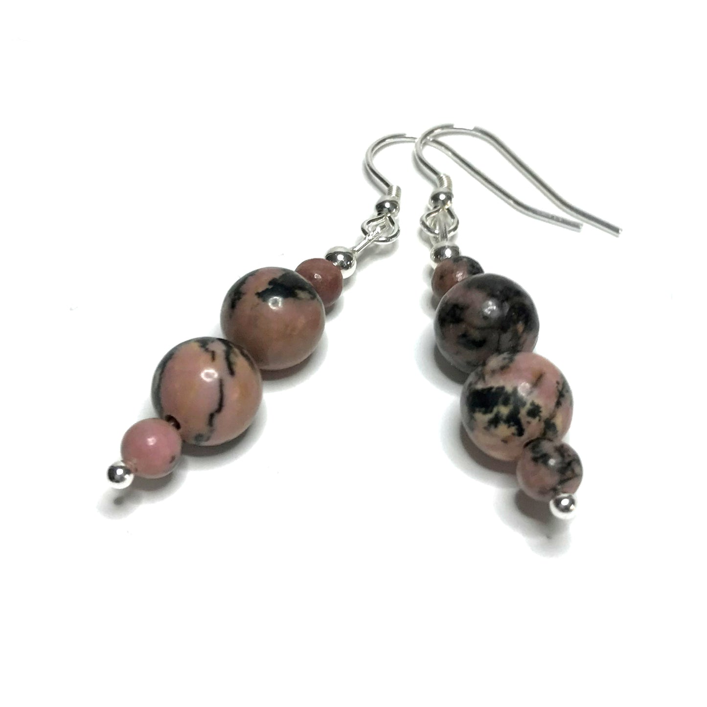 Rhodonite earrings