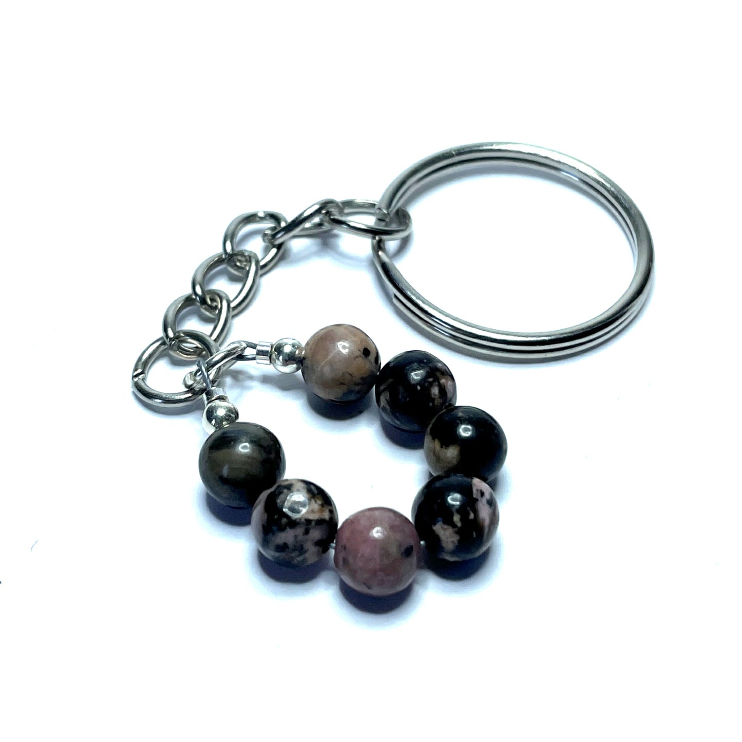 Rhodonite Keychain