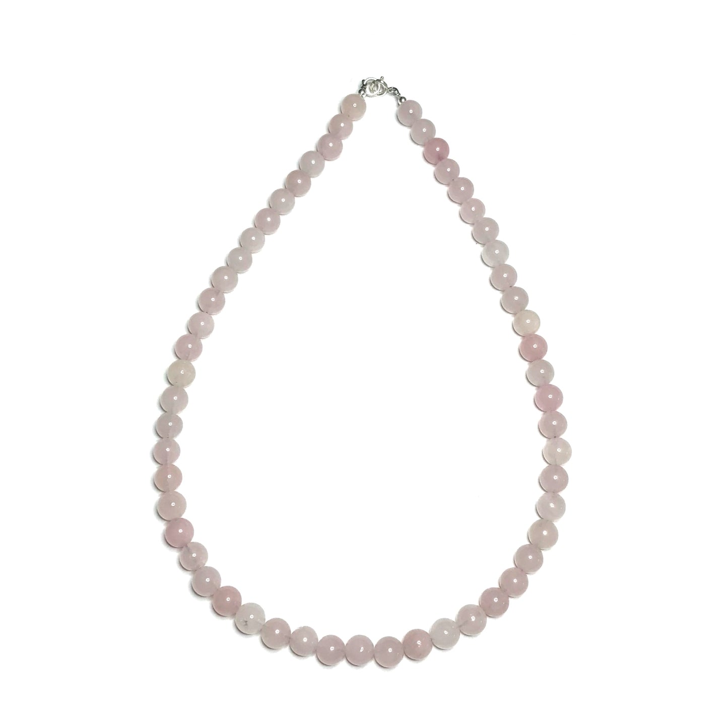 Rose quartz crystal neckace