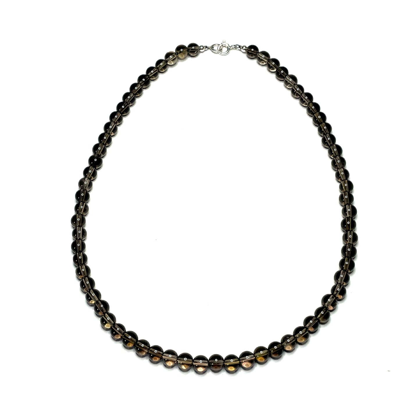 Smoky quartz gemstone choker