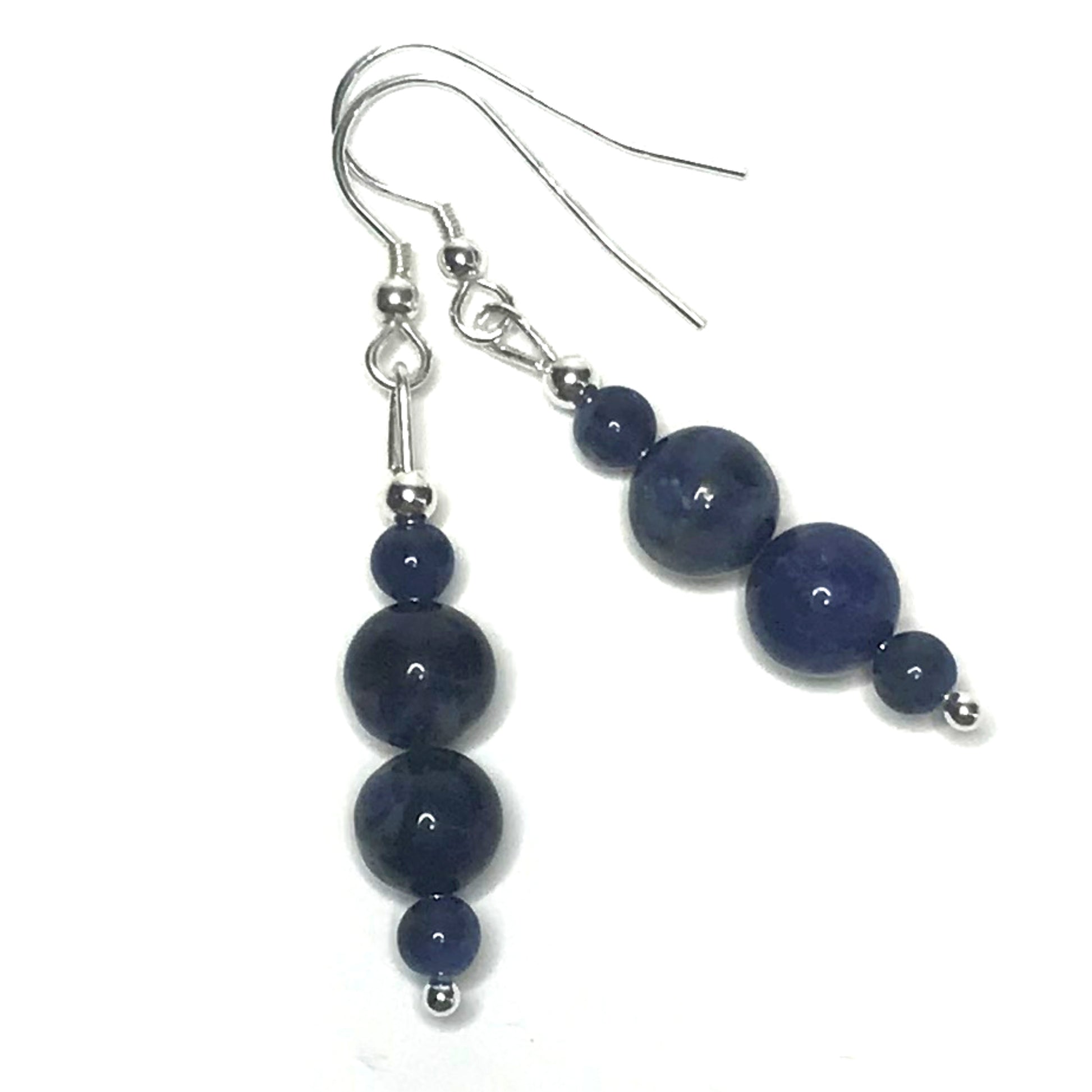 Sodalite crystal earrings