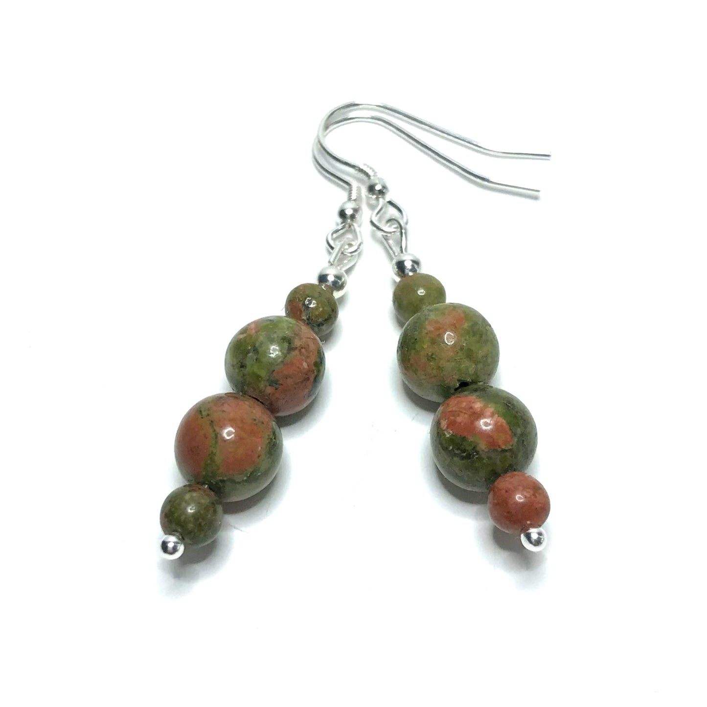 Unakite earrings