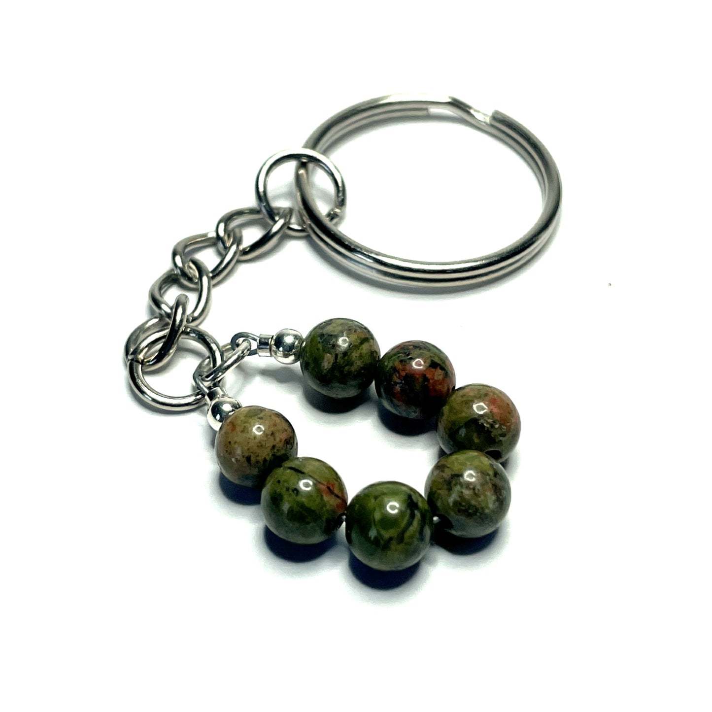 Unakite Keychain