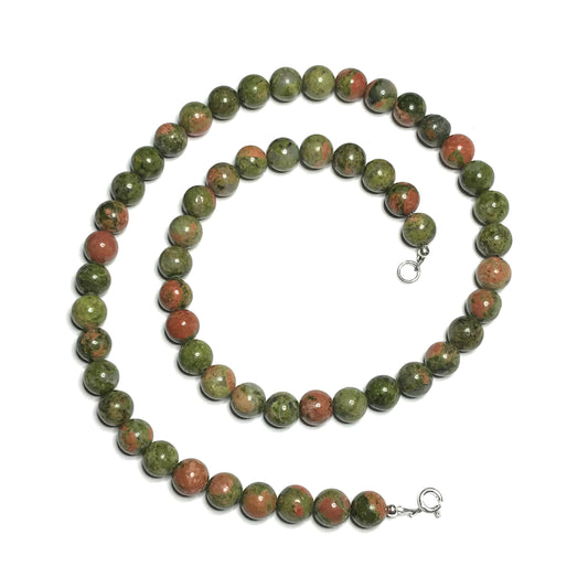 Unakite necklace