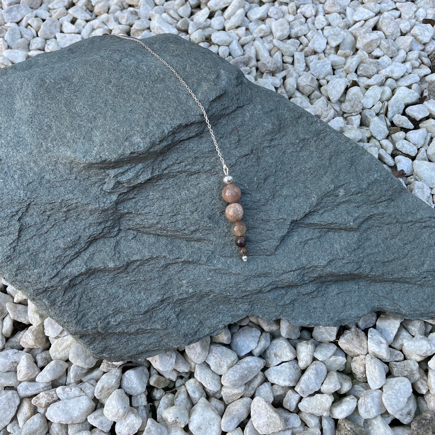 Wood jasper crystal pendulum