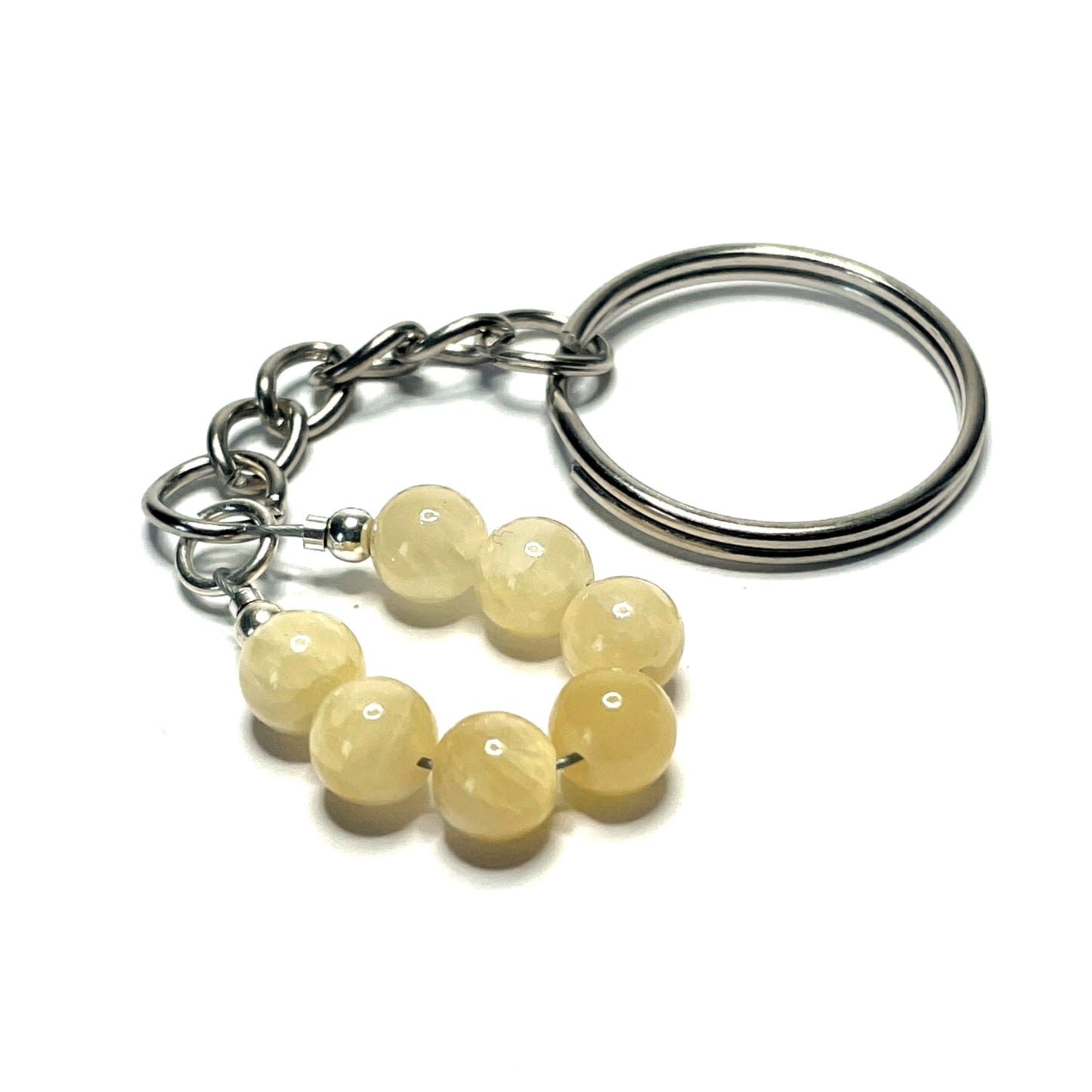 Yellow Calcite Keychain