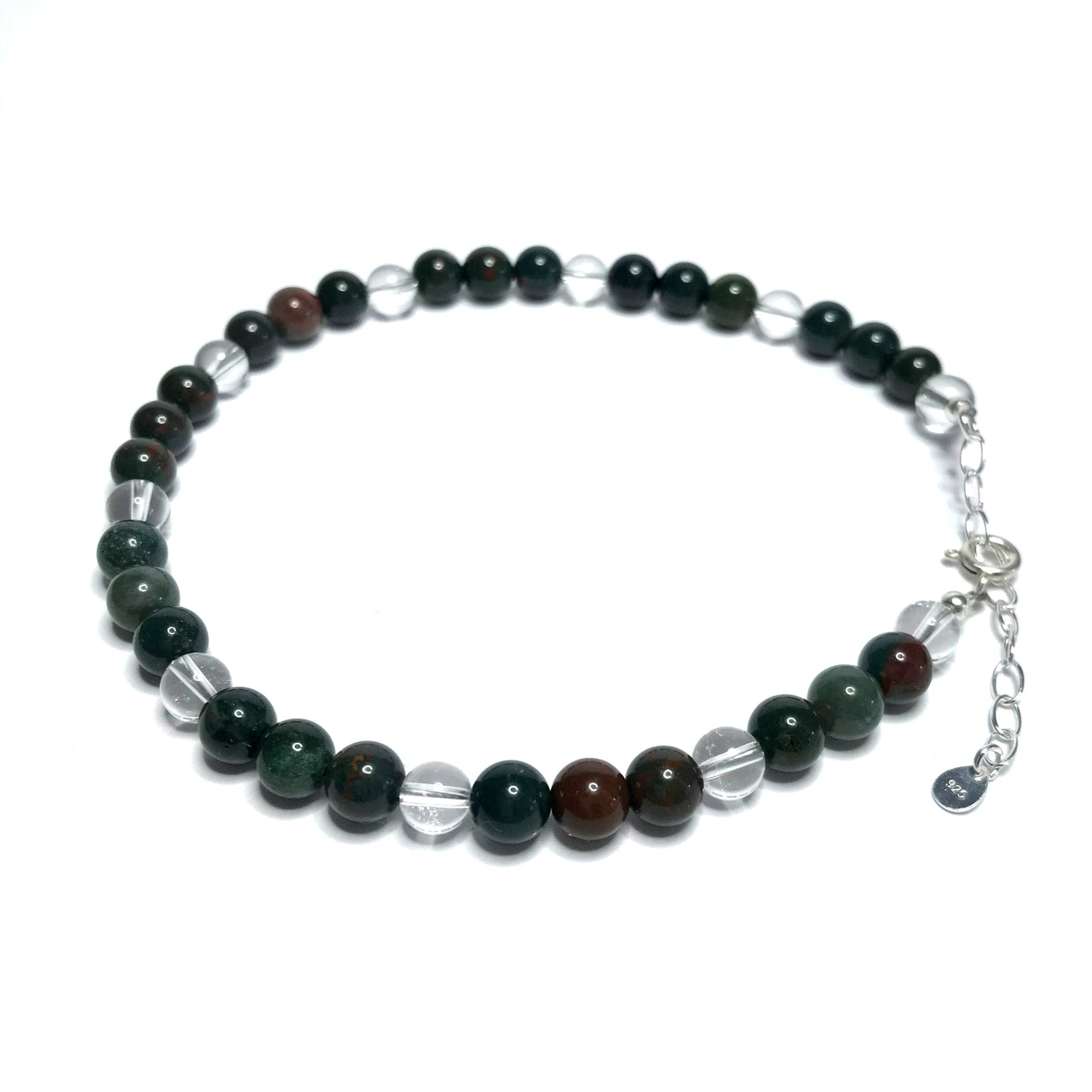 Bloodstone anklet