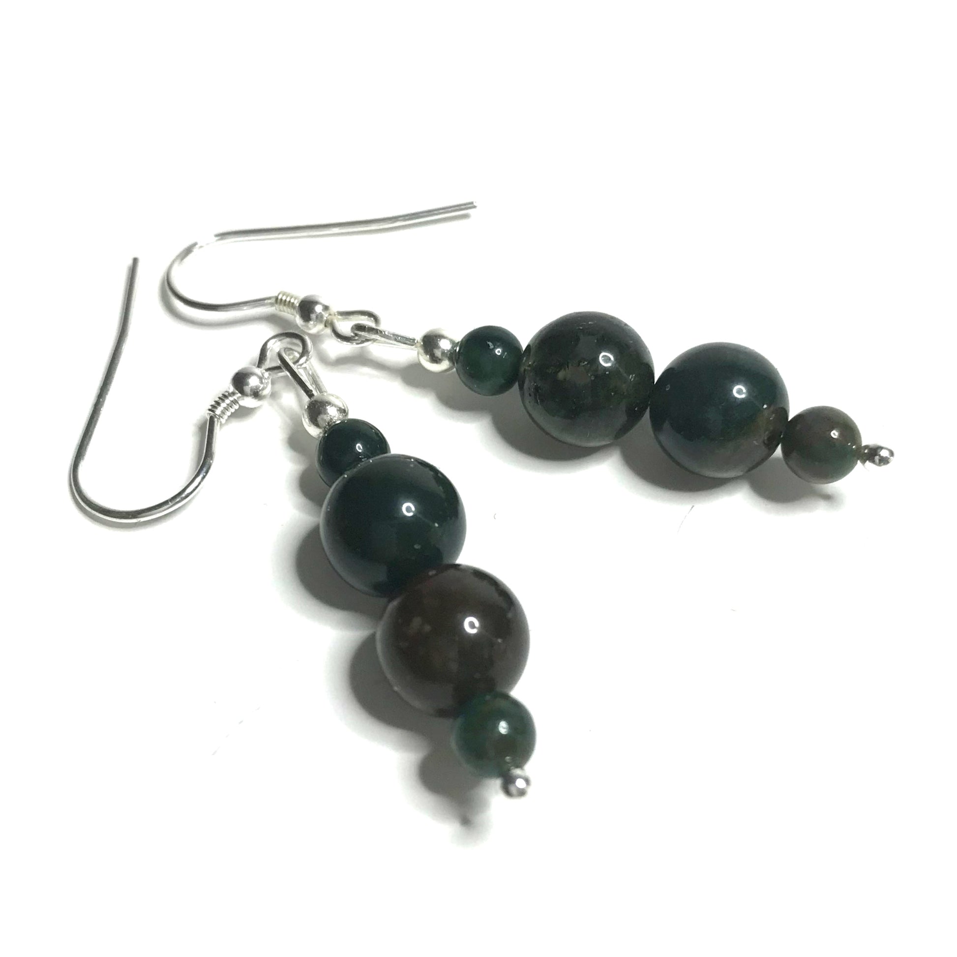 Bloodstone earrings