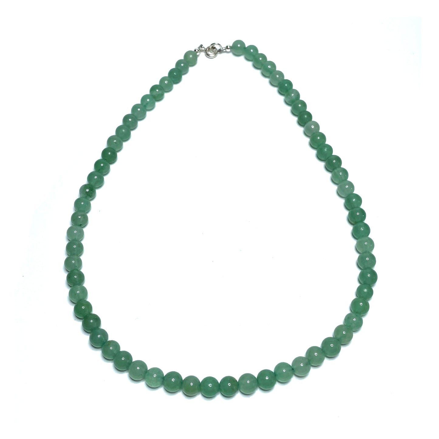 Green aventurine crystal choker