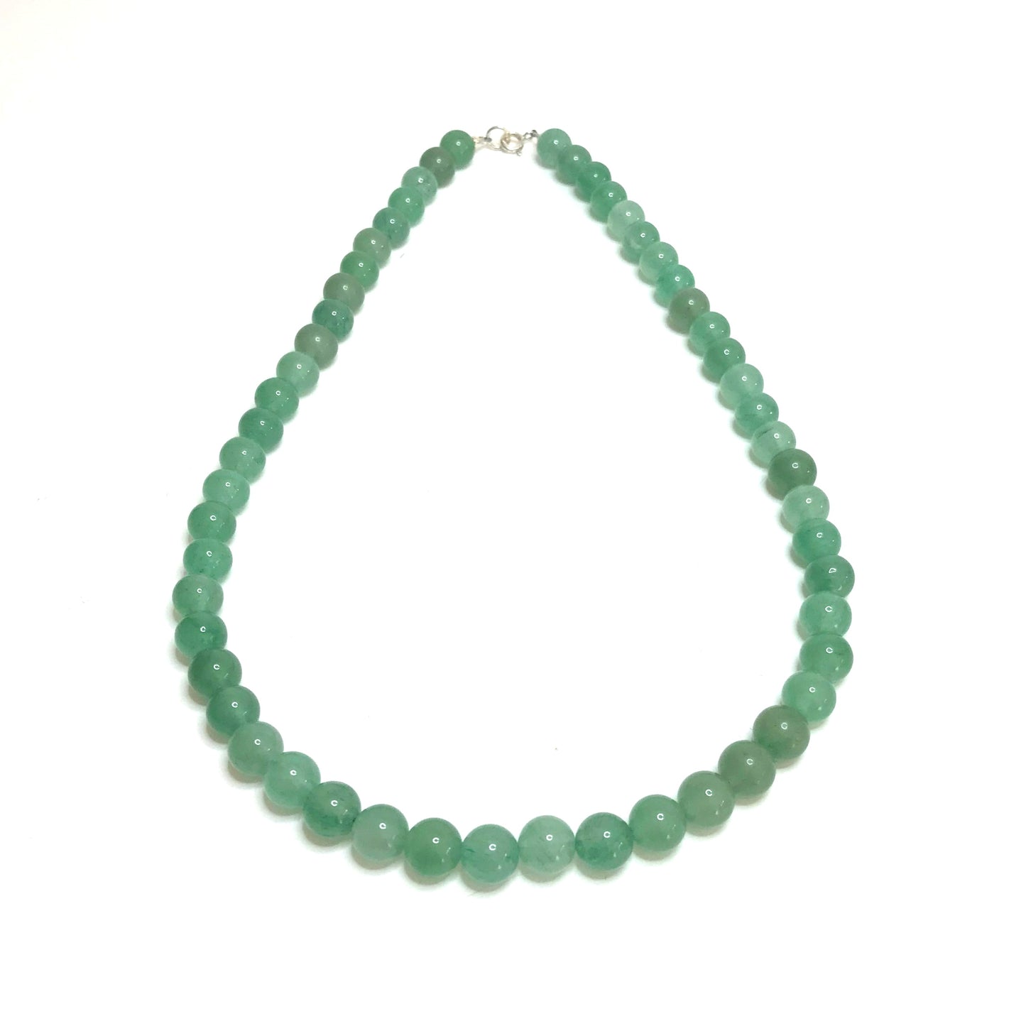 Green aventurine crystal necklace