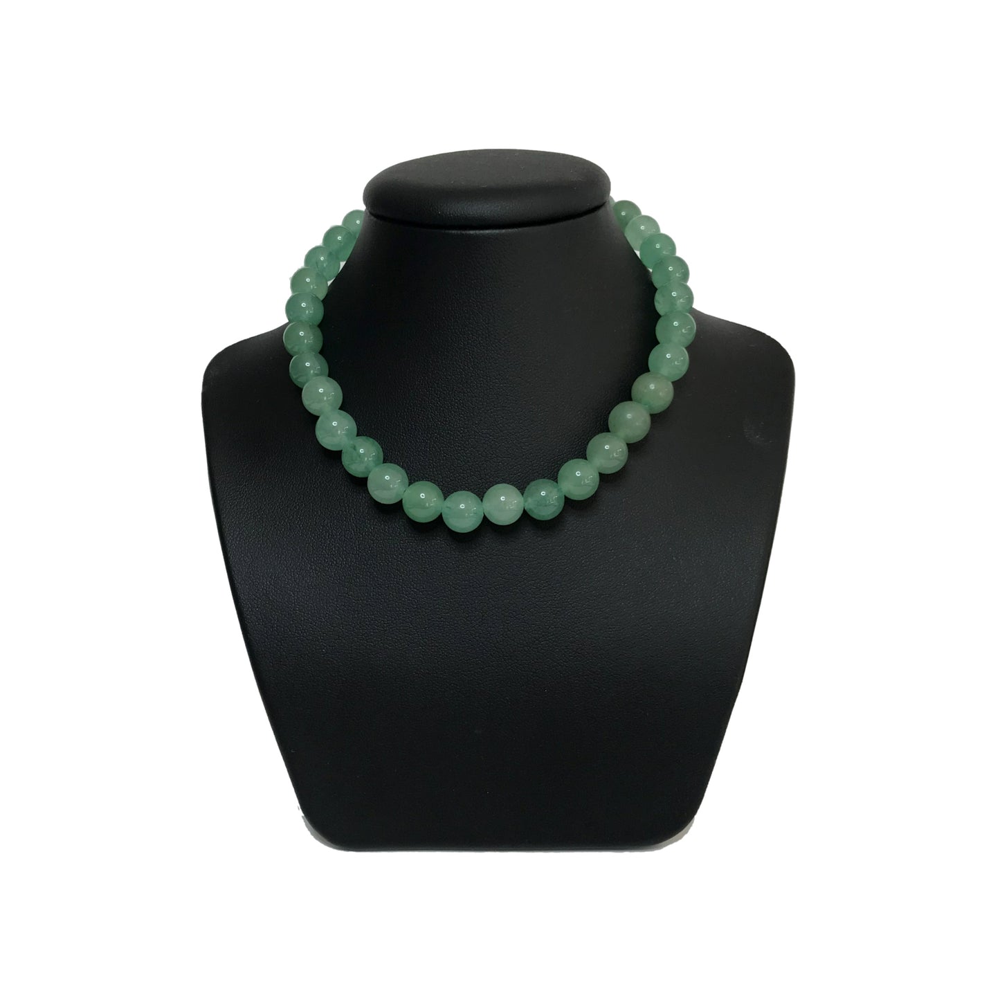 Green aventurine beaded necklace