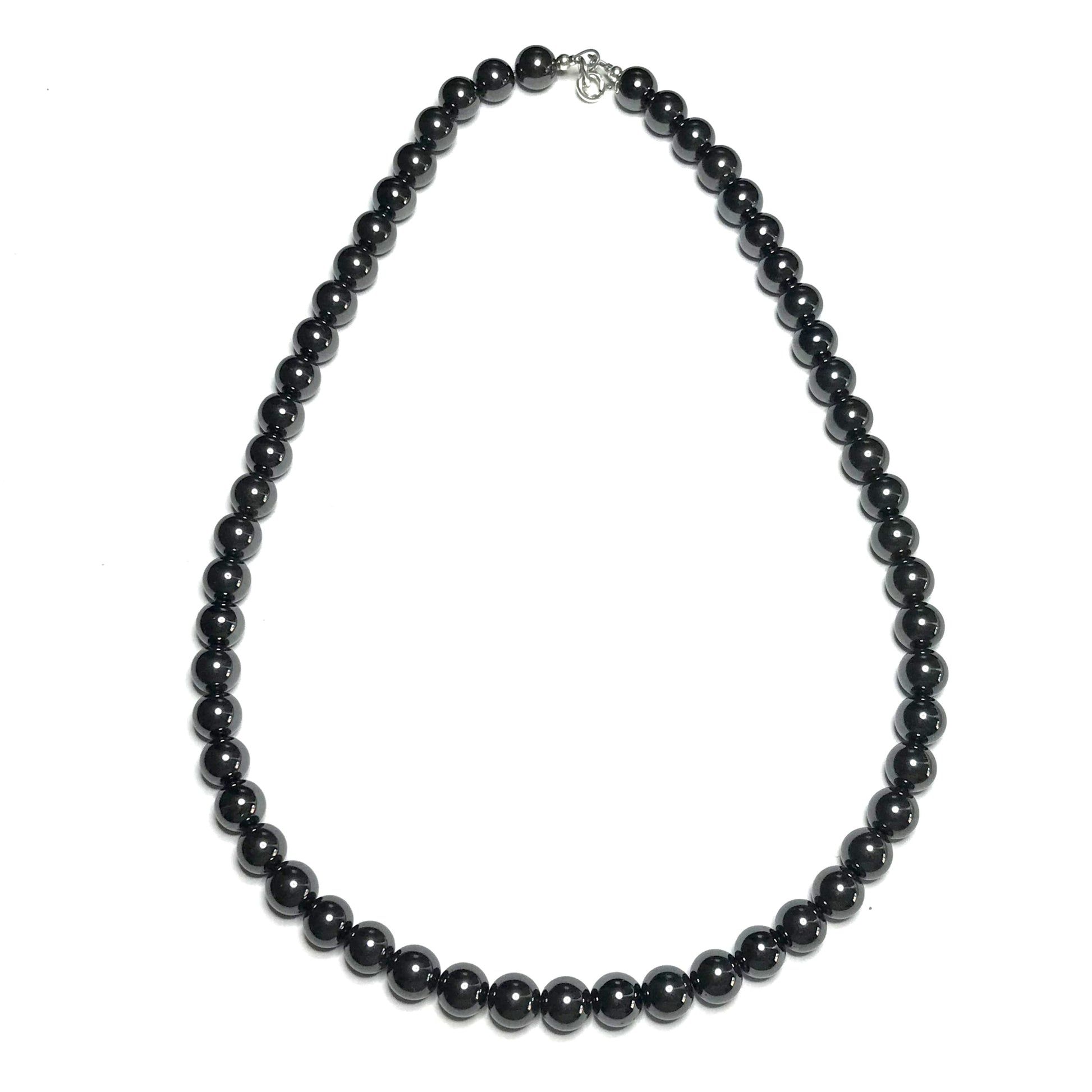 Hematite gemstone necklace