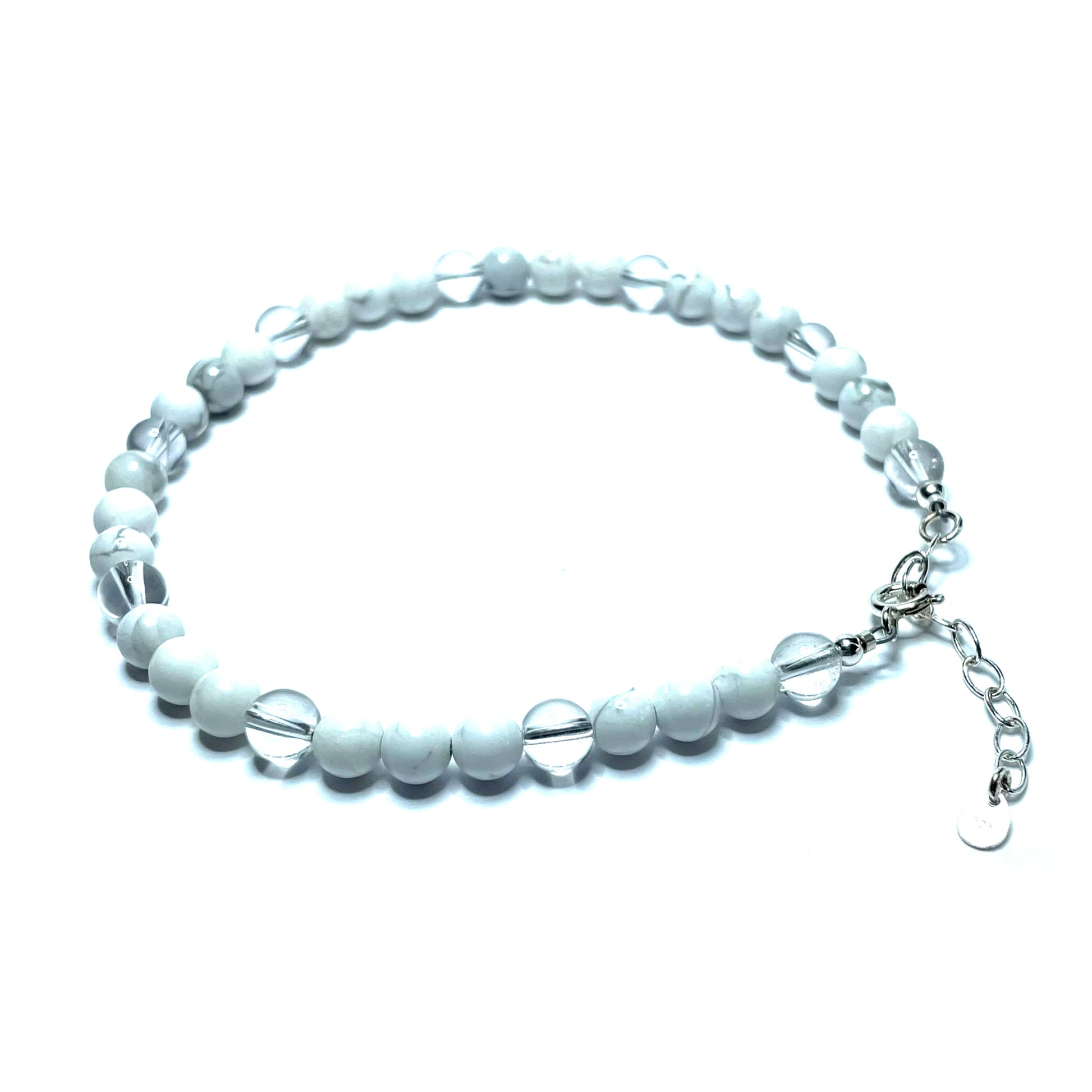 Howlite anklet