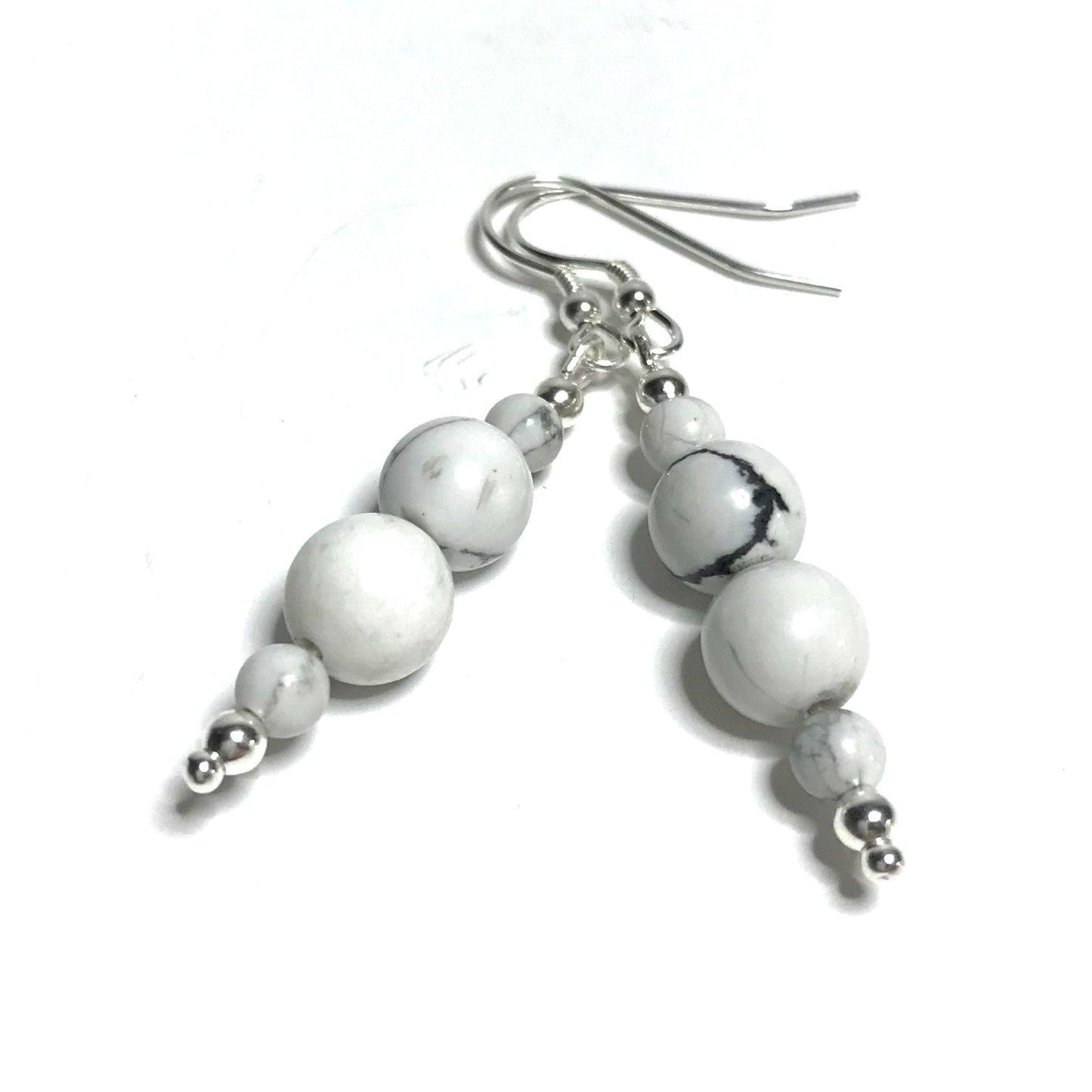 Howlite earrings