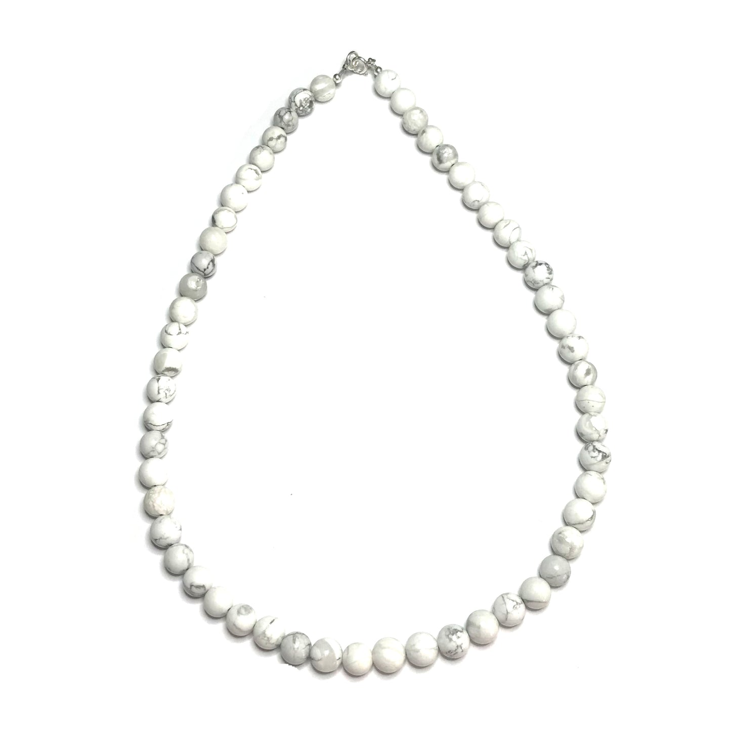 Howlite bead necklace