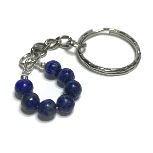 Lapis lazuli keychain