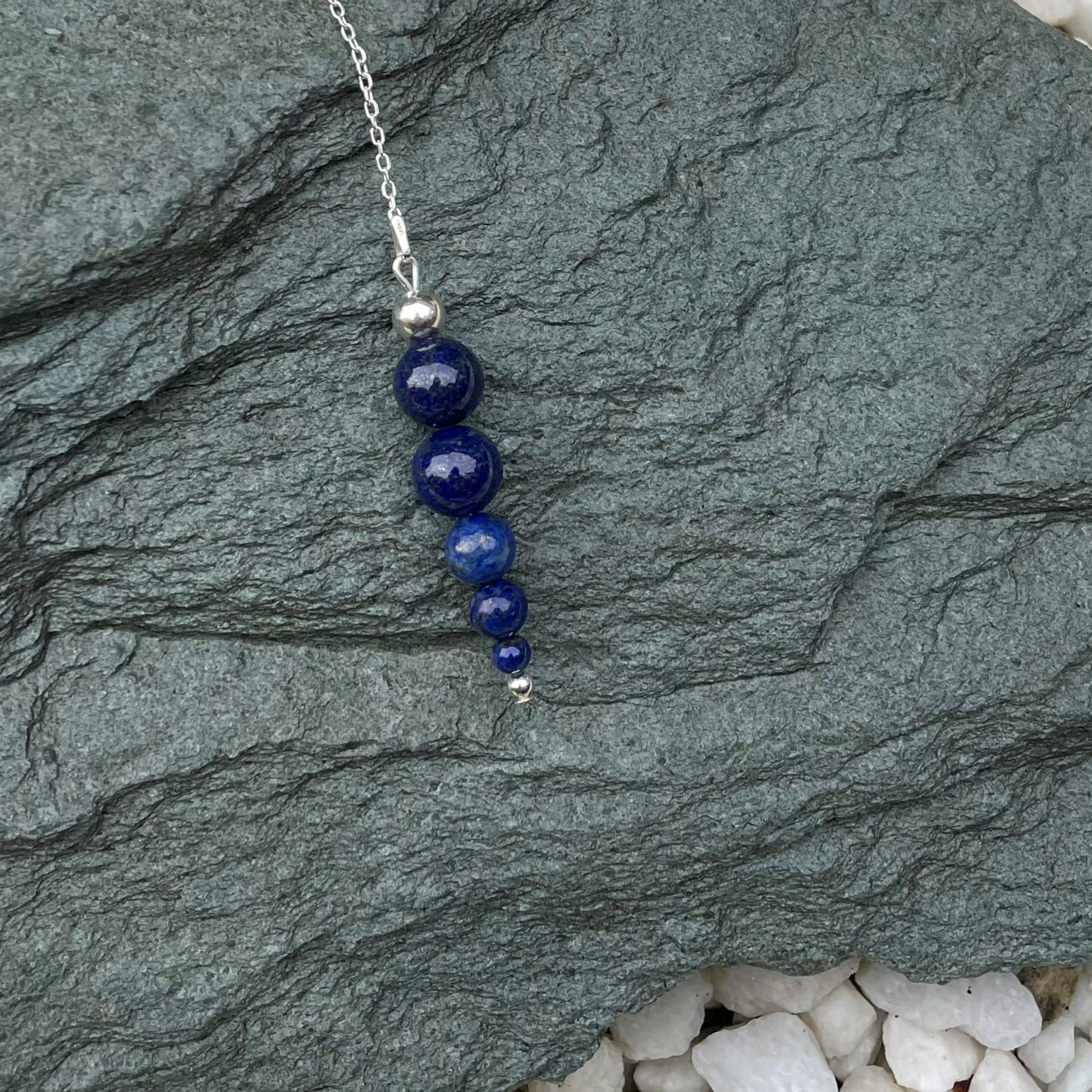 Lapis lazuli crystal pendulum