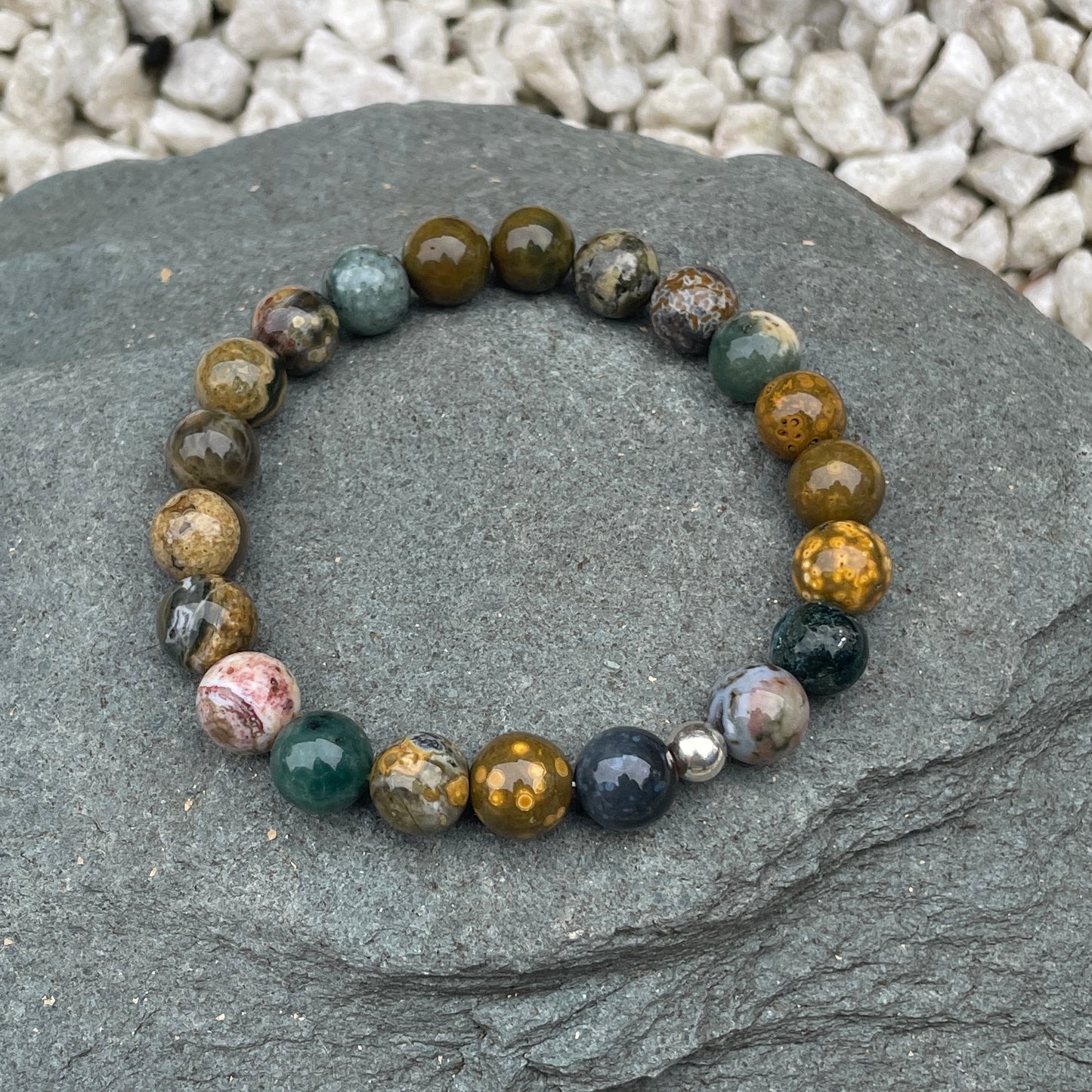 Ocean Jasper Crystal Bracelet