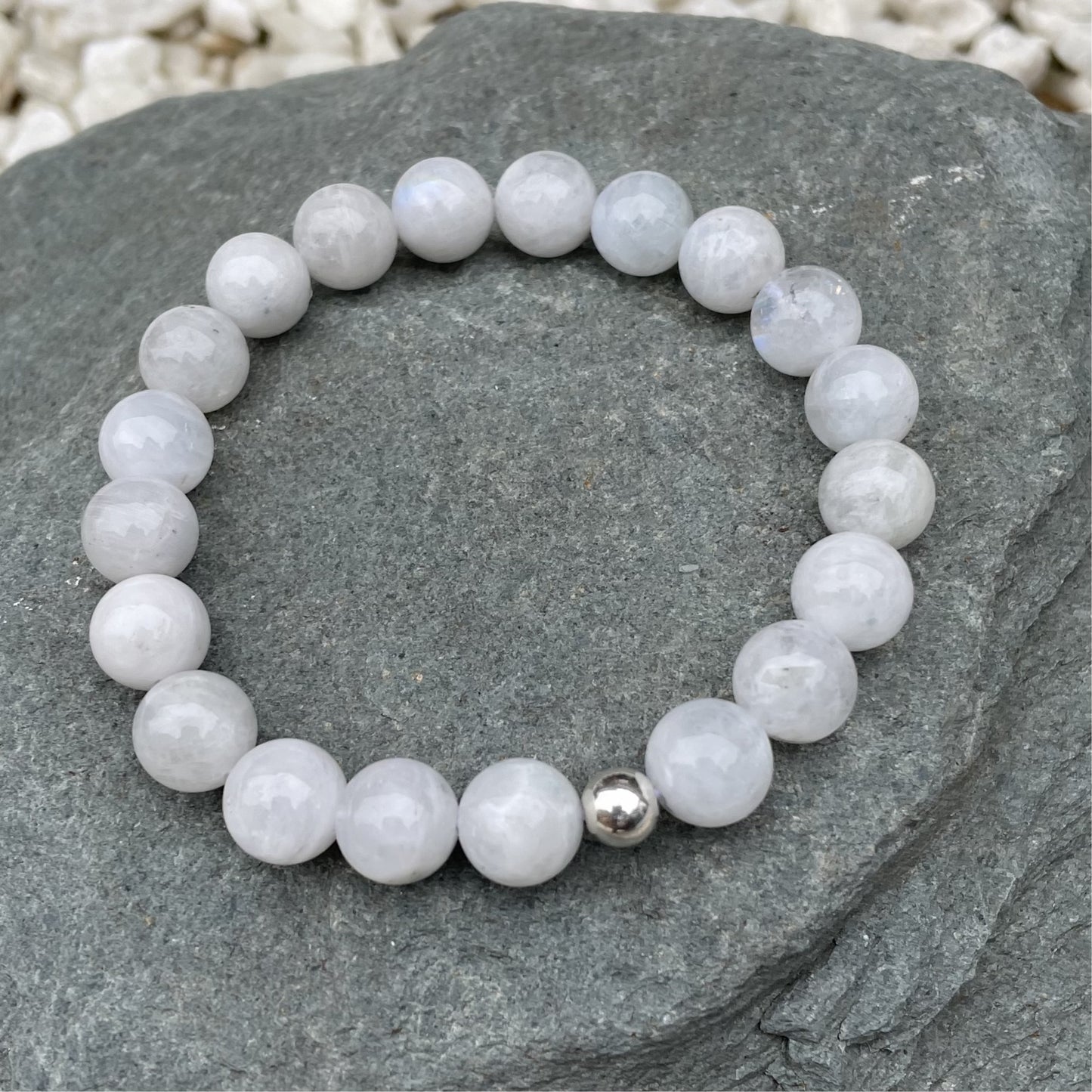 Rainbow Moonstone Crystal Bracelet