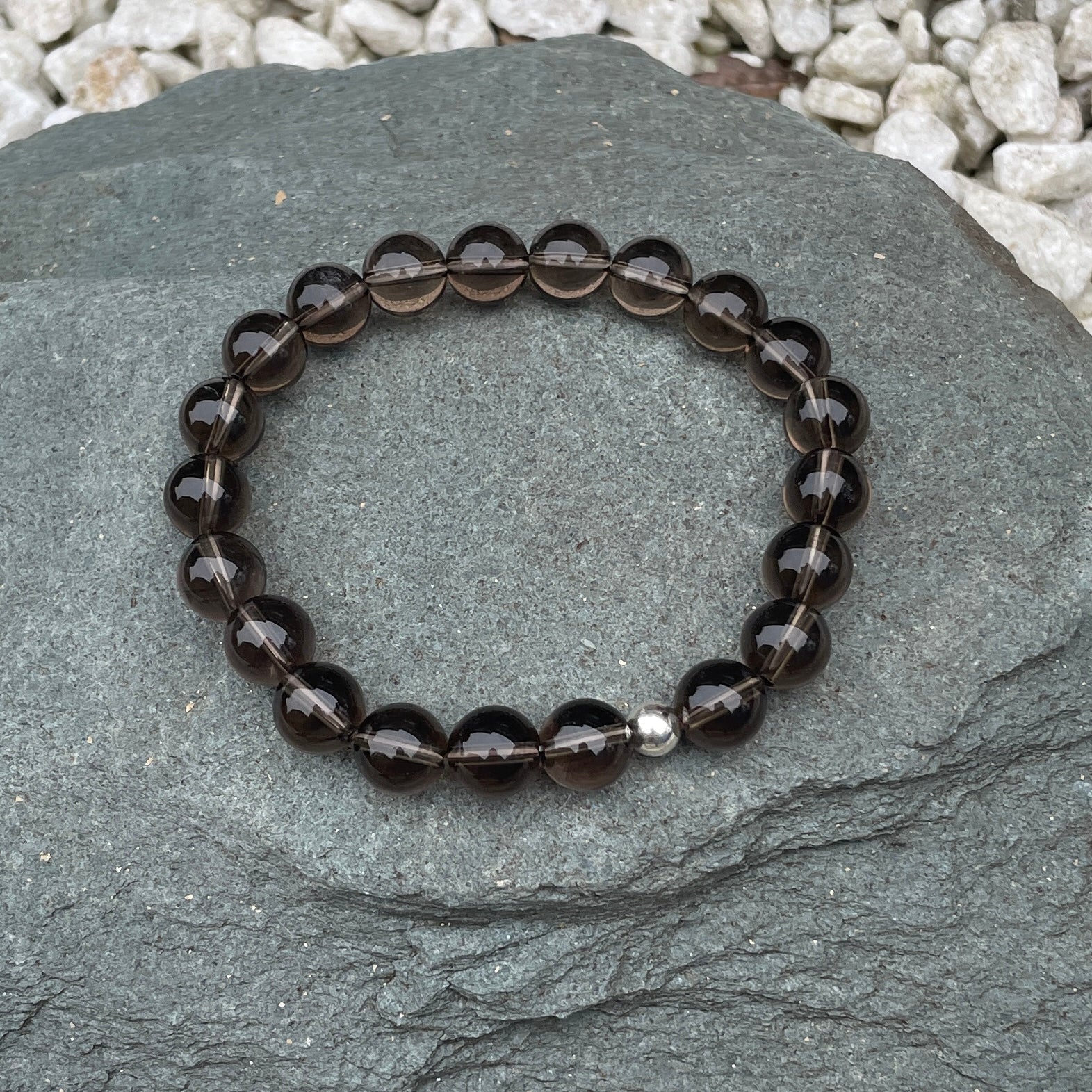 Smoky Quartz Crystal Bracelet