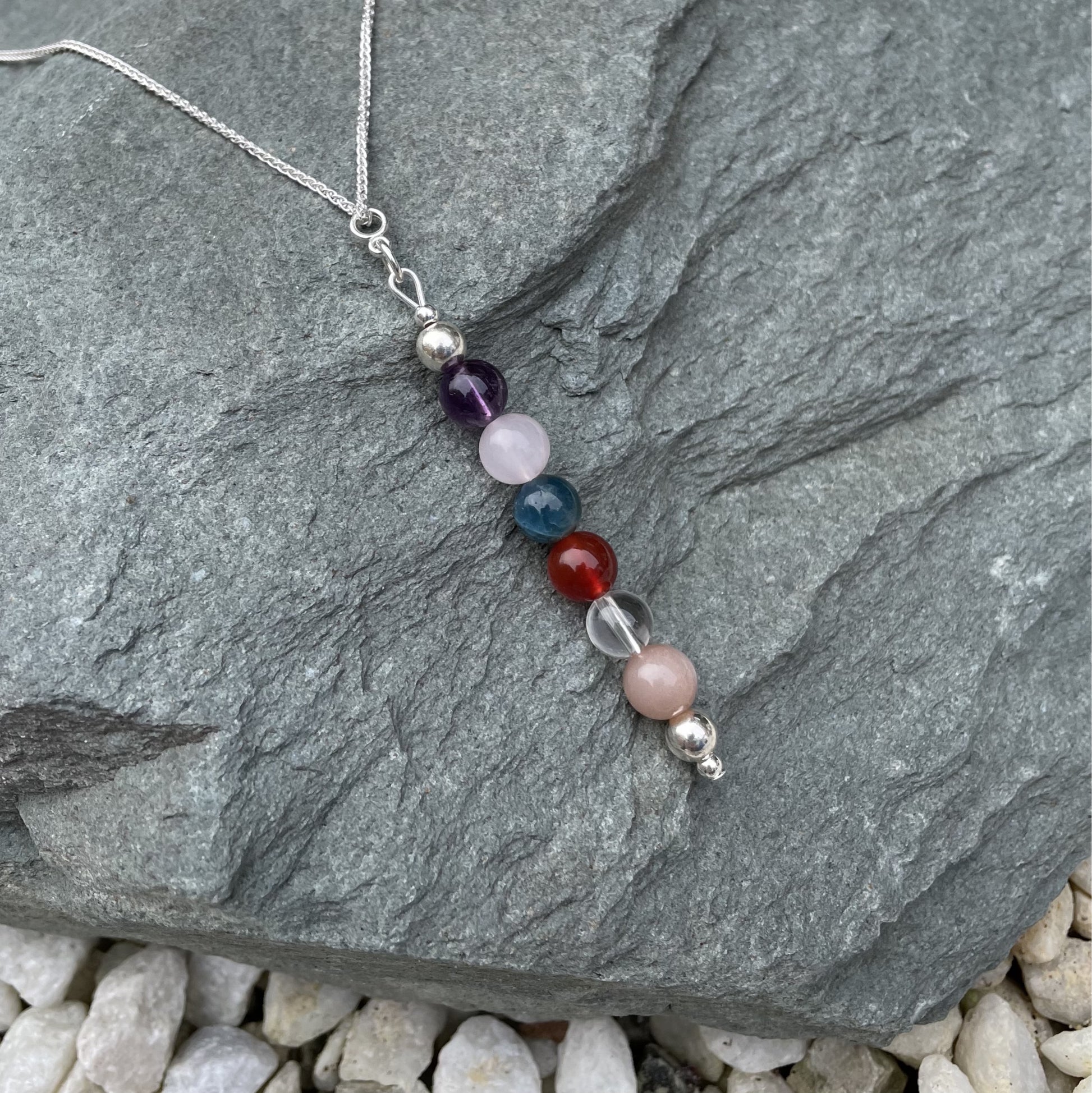 Weight loss gemstone pendant outside