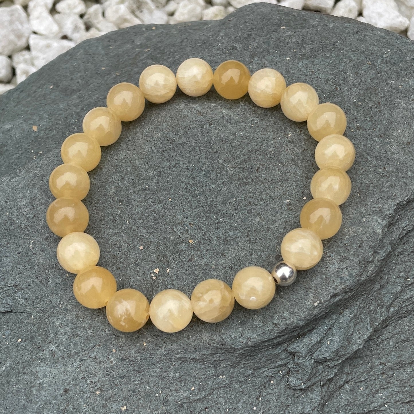 Yellow Calcite Crystal Bracelet