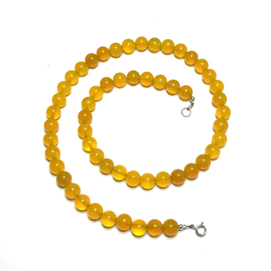 Yellow Agate Necklace